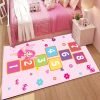 Cartoon Bedroom Flannel Absorbent Mat