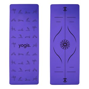 Yoga Mat Posture Line Non-Slip Custom Fitness Mat For Beginners