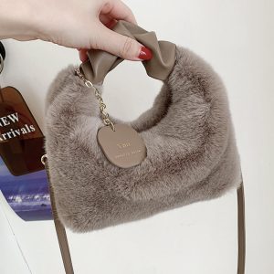 Winter Tote Cute Plush Women