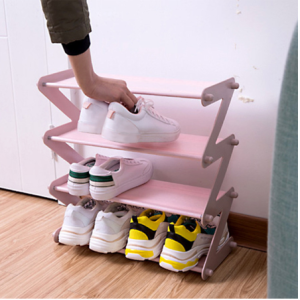 Dormitory Simple Iron Shoe Rack