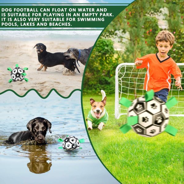 Dog Toys Interactive Football Toys With Grab Tabs