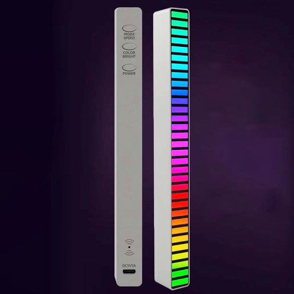 Car Sound Control Light Rgb Voice-Activated Music Rhythm Ambient Light