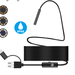 Endoscope 3 In 1 Usb Micro Usb Type-C Borescope Inspection Camera Waterproof