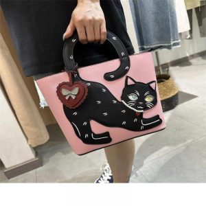 Long Tail Premium Cat Crossbody Handbag