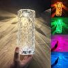 Touch Control Rose Crystal Lamp