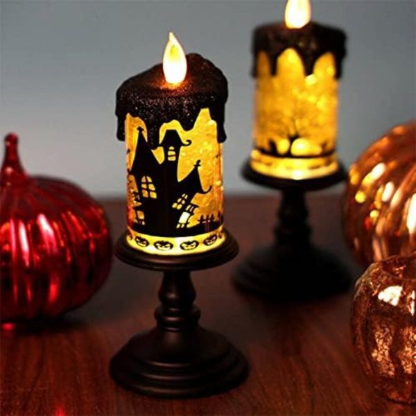 Candlite 10" Grand Glittering Halloween Led Candles