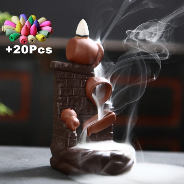 Waterfall Incense Burner With 10Cones