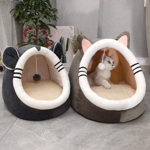 Foldable Cat Bed Winter Warm