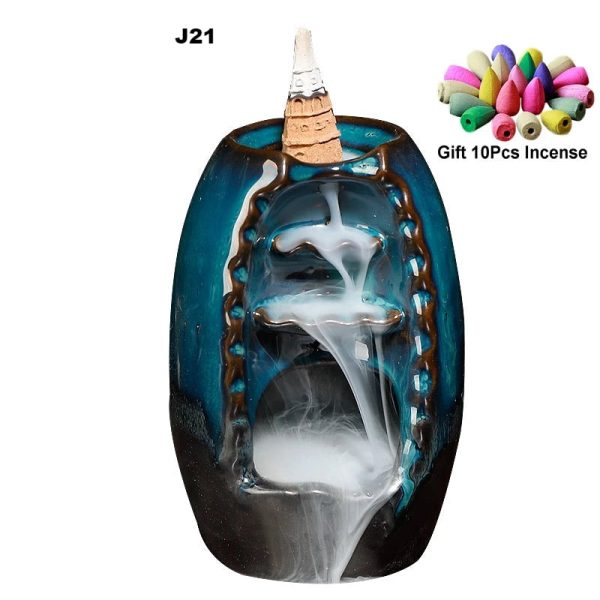 Waterfall Incense Burner With 10Cones