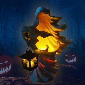 Spookydoo Halloween Witch/Ghost Resin Statue