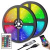 Led Strip Light Fita Rgb 2835 Luces String Flexible Lamp Tape Dc5V Bluetooth Infrared Control Tv Backlight Home Party Decoration