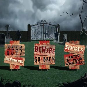 50% | Creepstake 6Pc Halloween Yard Signs