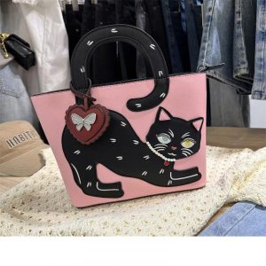 Long Tail Premium Cat Crossbody Handbag