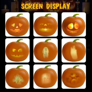 Lampkin Halloween Pumpkin Projection Lamp