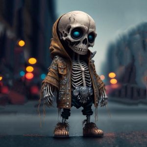 Cool Halloween Skeleton Ornament Figurines