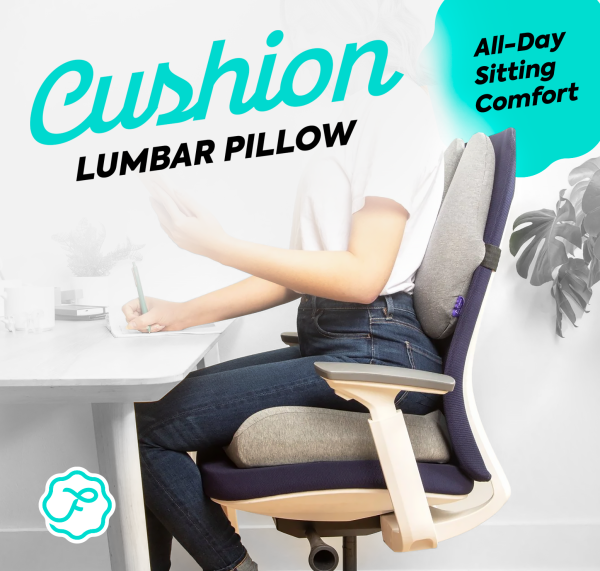 Pressure Seat Cushion And Back Lumbar Pillow Breathable Ass Cushion Non-Slip Wear-Resistant Office Chair Pads