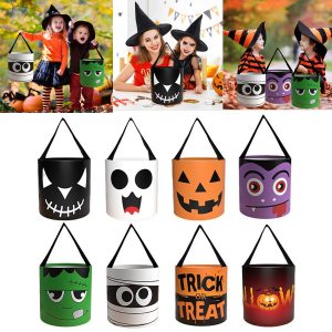 Buckendy Kids' Halloween Foldable Candy Bags