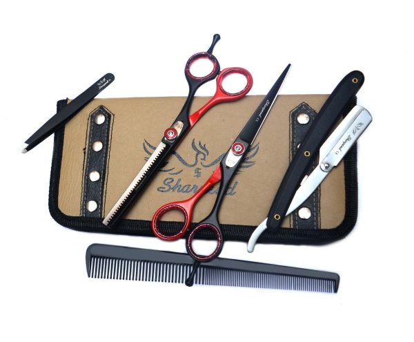 Ultimate Barber Hair Cutting Scissors And Comb Shear Set