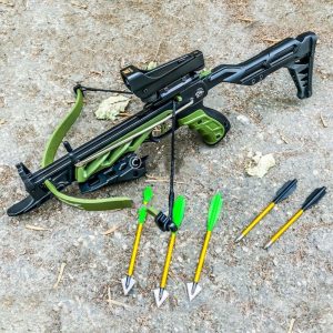 Portable Tactical Hunting Self Cocking Crossbow