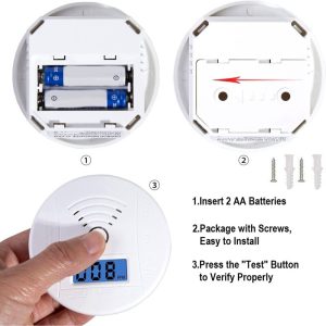 Carbonsafe Carbon Monoxide Detector With Digital Display