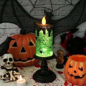 Candlite 10" Grand Glittering Halloween Led Candles