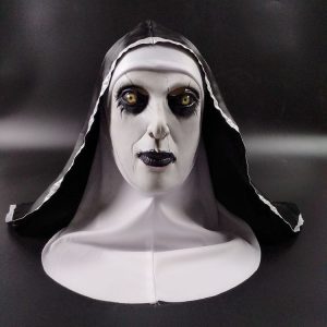 Horror Nun Latex With Head Scarf