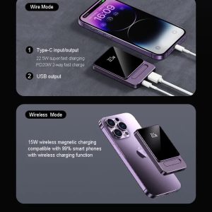 Mini Portable Wireless Power Bank