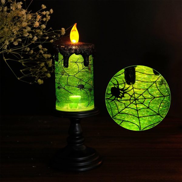 Candlite 10" Grand Glittering Halloween Led Candles