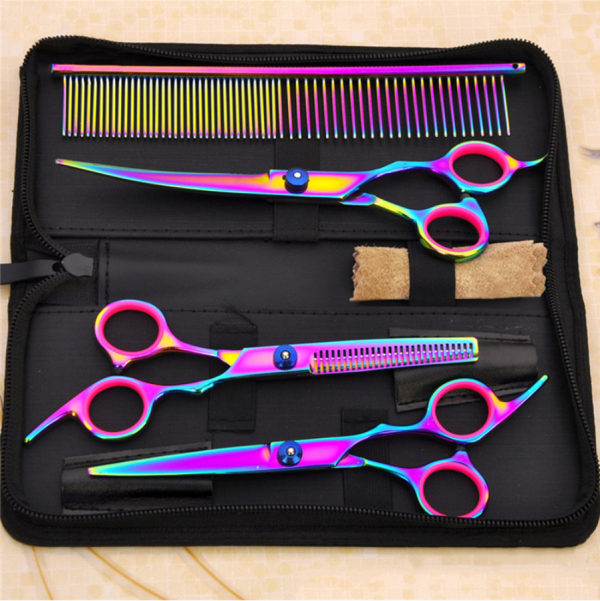 Premium Hair Cutting Scissors And Comb Set