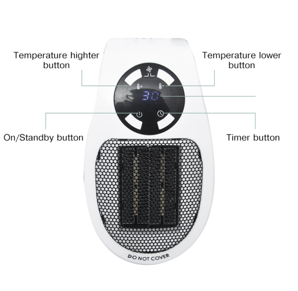 Small Portable Quiet Space Heater Energy Efficient