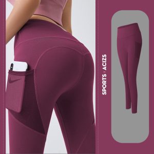 Yoga Pants With Pocket Sport Gym Leggings