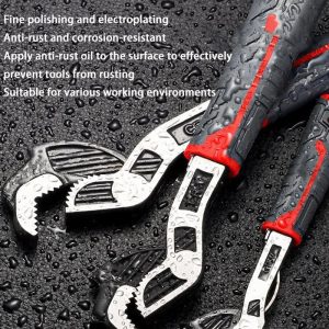 Industrial Grade Multifunctional Self-Locking Pipe Wrench Tool