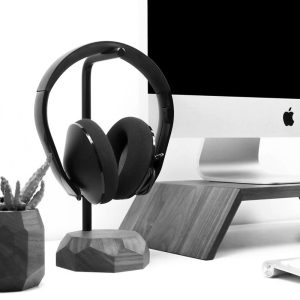 Universal Wooden Headphone Hanger Stand