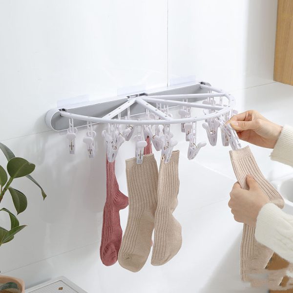 Underwear Folding Hanger Punch- Wall Hanging