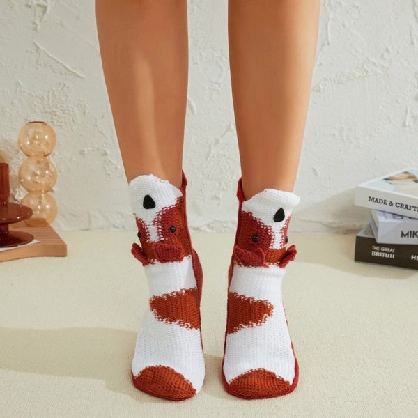 Fashionable Knitted Crochet Warm Socks