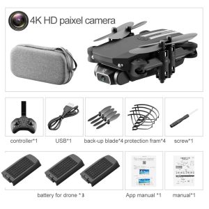 Aerial Drone Wifi Fpv Foldable Rc Drone