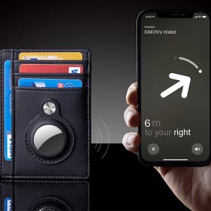 Airtag Wallet Anti Theft Multi-Functional Rfid Card Holder