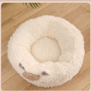 Alpaca Pet Bed Warm Plush Cat Dog Bed