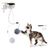 Automatic Lifting Motion Cat Toy Interactive Puzzle Smart Pet Cat Teaser Ball