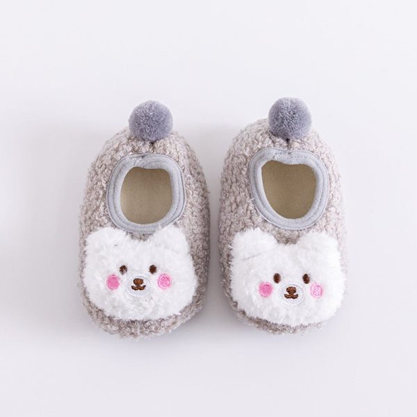 Autumn And Winter Thickened Baby Warm Floor Shoes Homewear