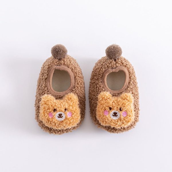 Autumn And Winter Thickened Baby Warm Floor Shoes Homewear