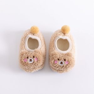 Autumn And Winter Thickened Baby Warm Floor Shoes Homewear