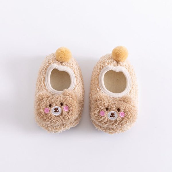 Autumn And Winter Thickened Baby Warm Floor Shoes Homewear