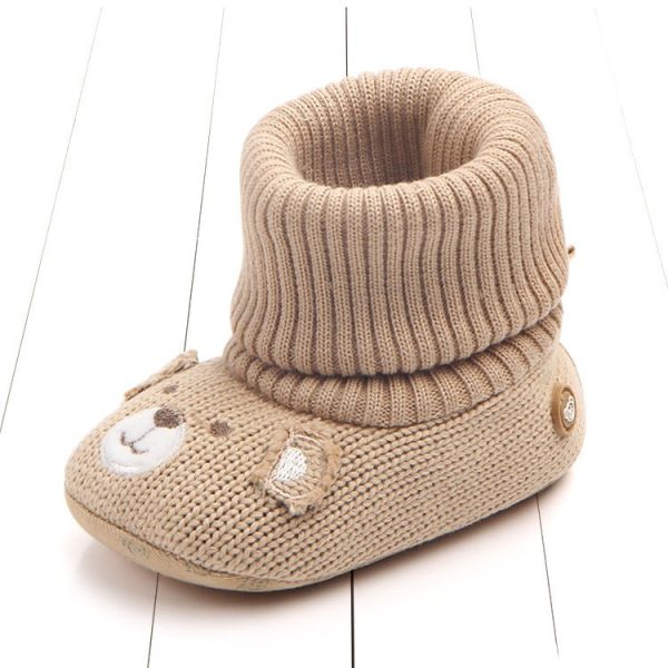 Autumn Cartoon Woolen Shoes Baby Toddler Shoes