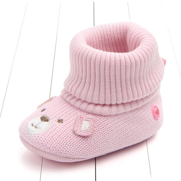 Autumn Cartoon Woolen Shoes Baby Toddler Shoes