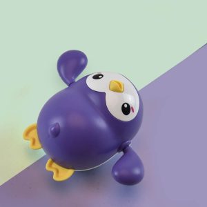 Baby Bath Toy Swimming Penguin Bath Pool Toy Cute Wind Up Little Penguin Bath Toys