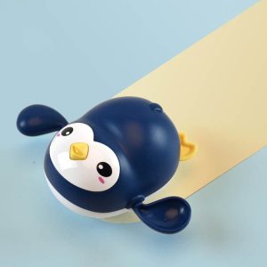 Baby Bath Toy Swimming Penguin Bath Pool Toy Cute Wind Up Little Penguin Bath Toys