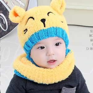 Baby Wool Scarf Hat