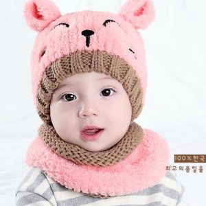 Baby Wool Scarf Hat