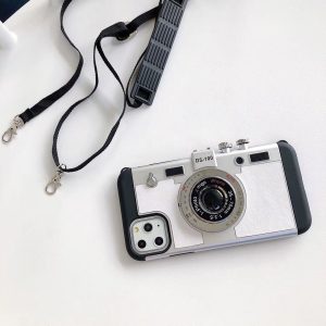 Back Cover Type Retro Camera Phone Case Shatterproof Cover